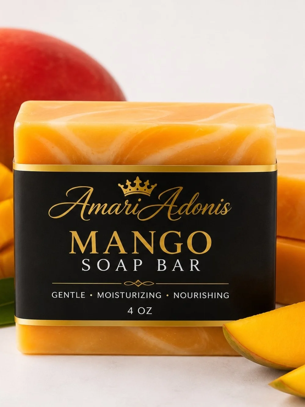 AmariAdonis Mango Body Wash — Nourishing Orange Scent 4oz
